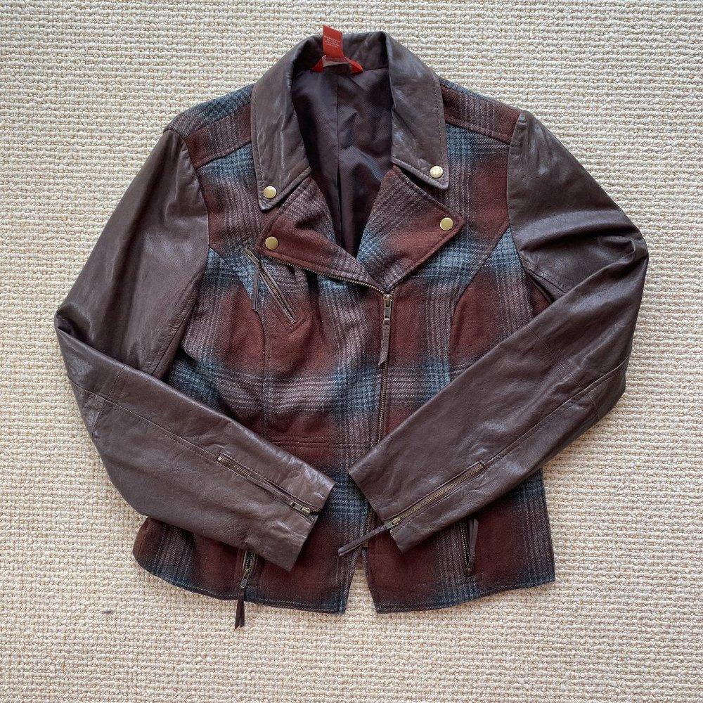 Sundance Mixed Leather Jacket
